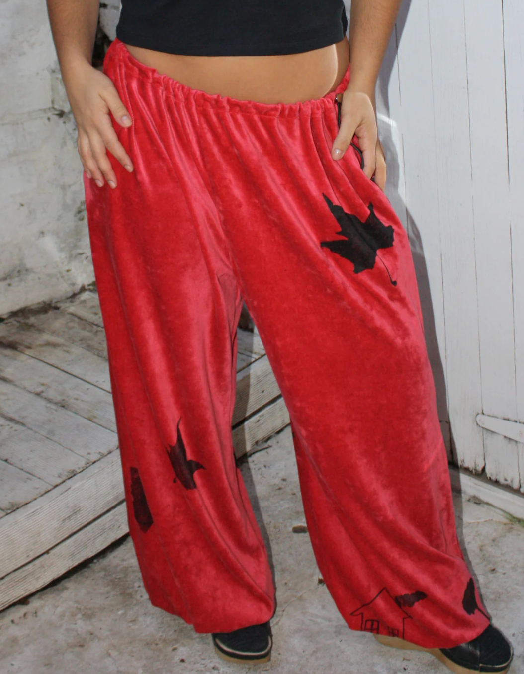 Yummy Mummy Pants Red
