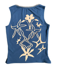 FLORA BLUE TOP