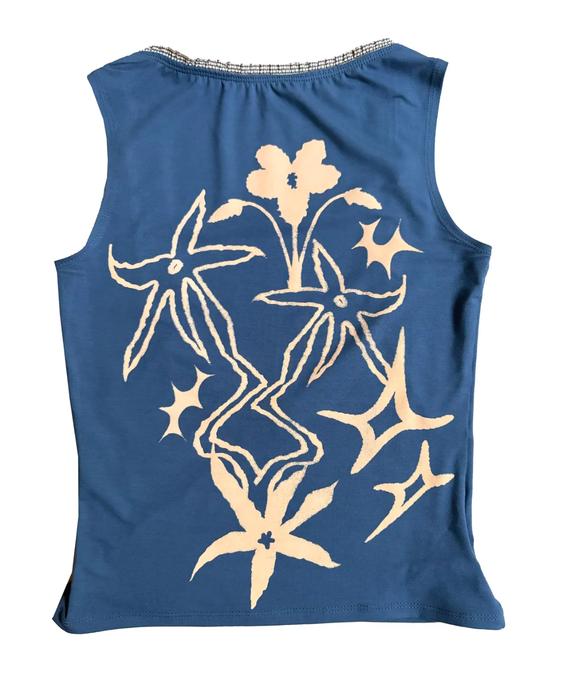 FLORA BLUE TOP