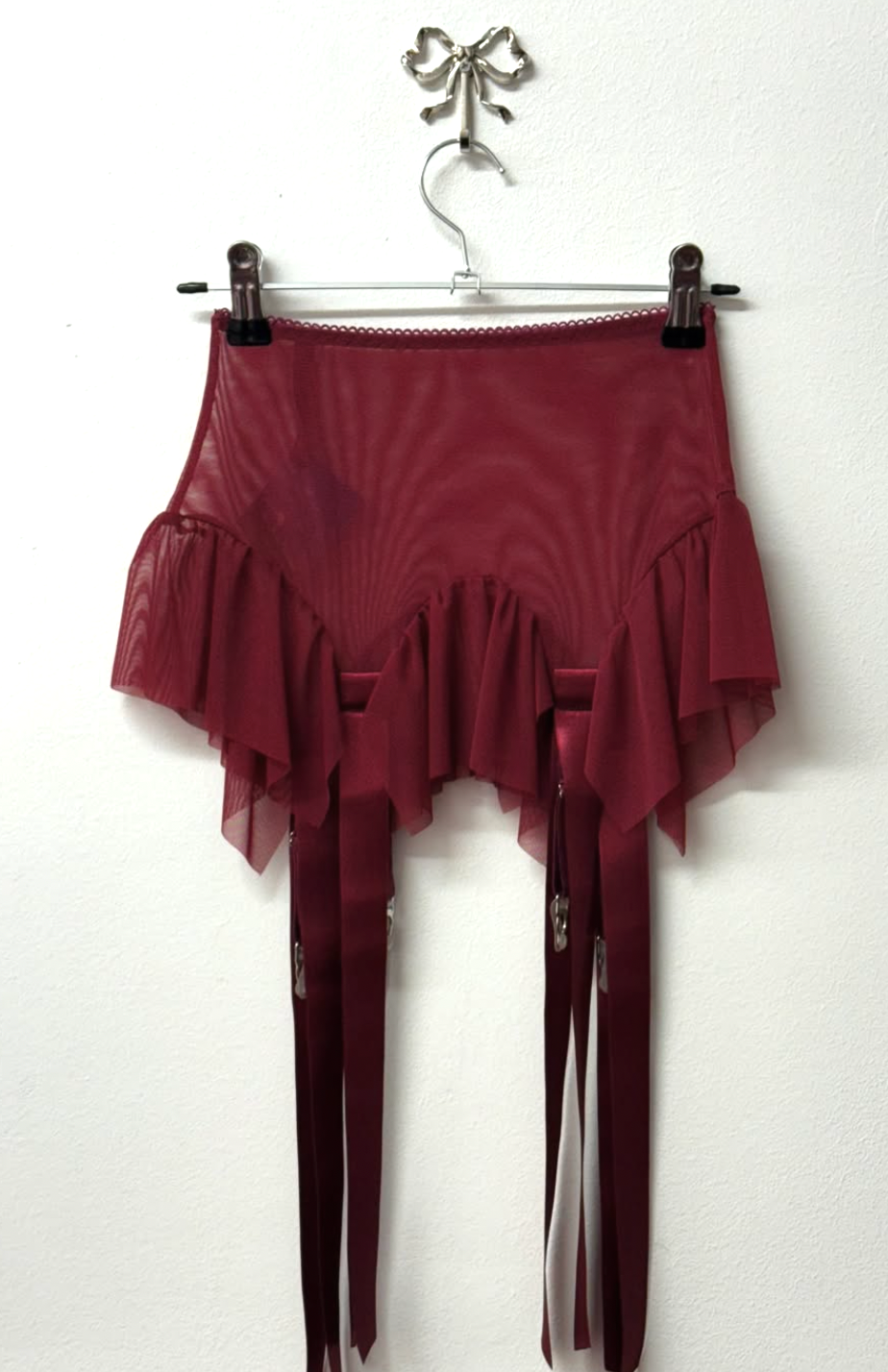 GIRDLE SKIRT RED