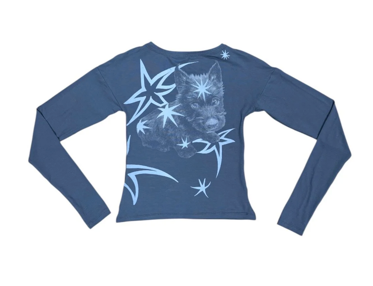 WESTIE TOP BLUE