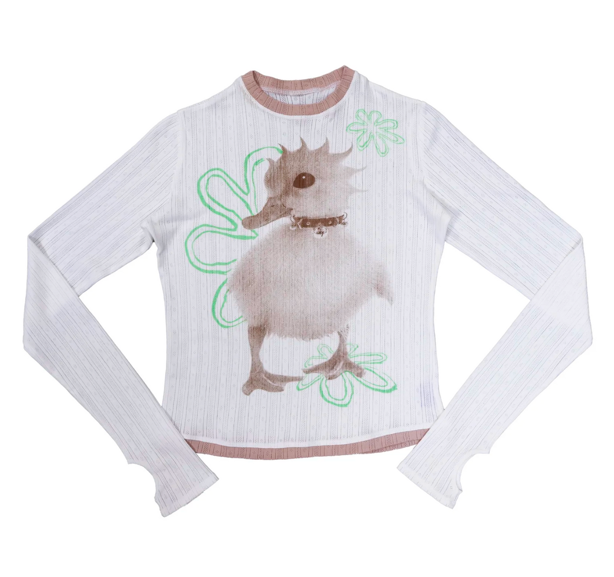 PUNK DUCKY TOP WHITE