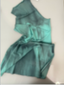 Mini A dress turquoise