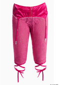 PINK LACE CAPRIS
