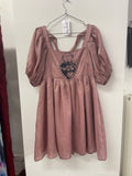 SACRED HEART MAUVE DRESS