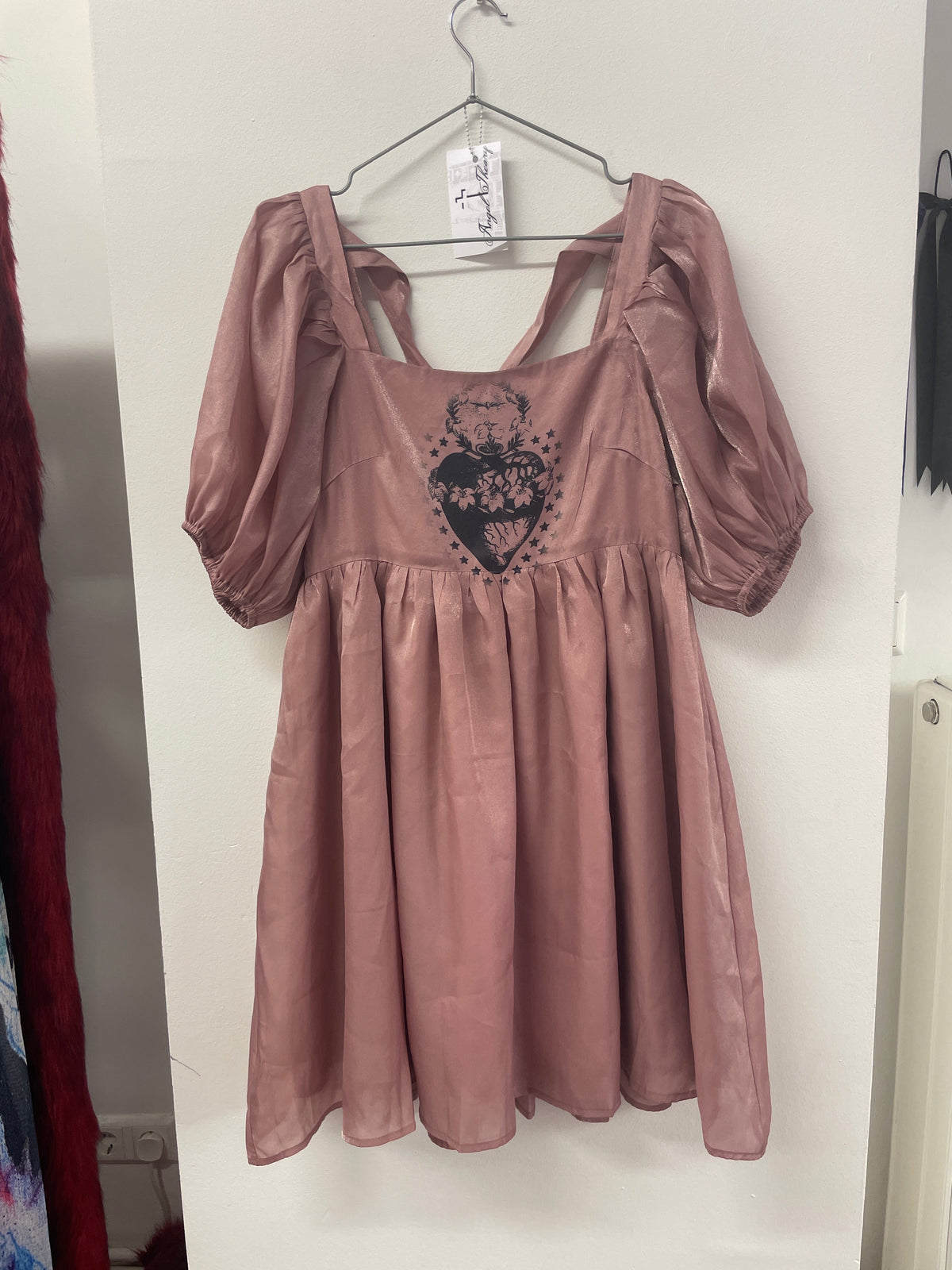 SACRED HEART MAUVE DRESS