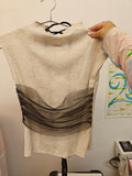 Textured Linen Top