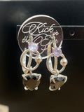 HOLLYWOOD HEARTS EARRINGS