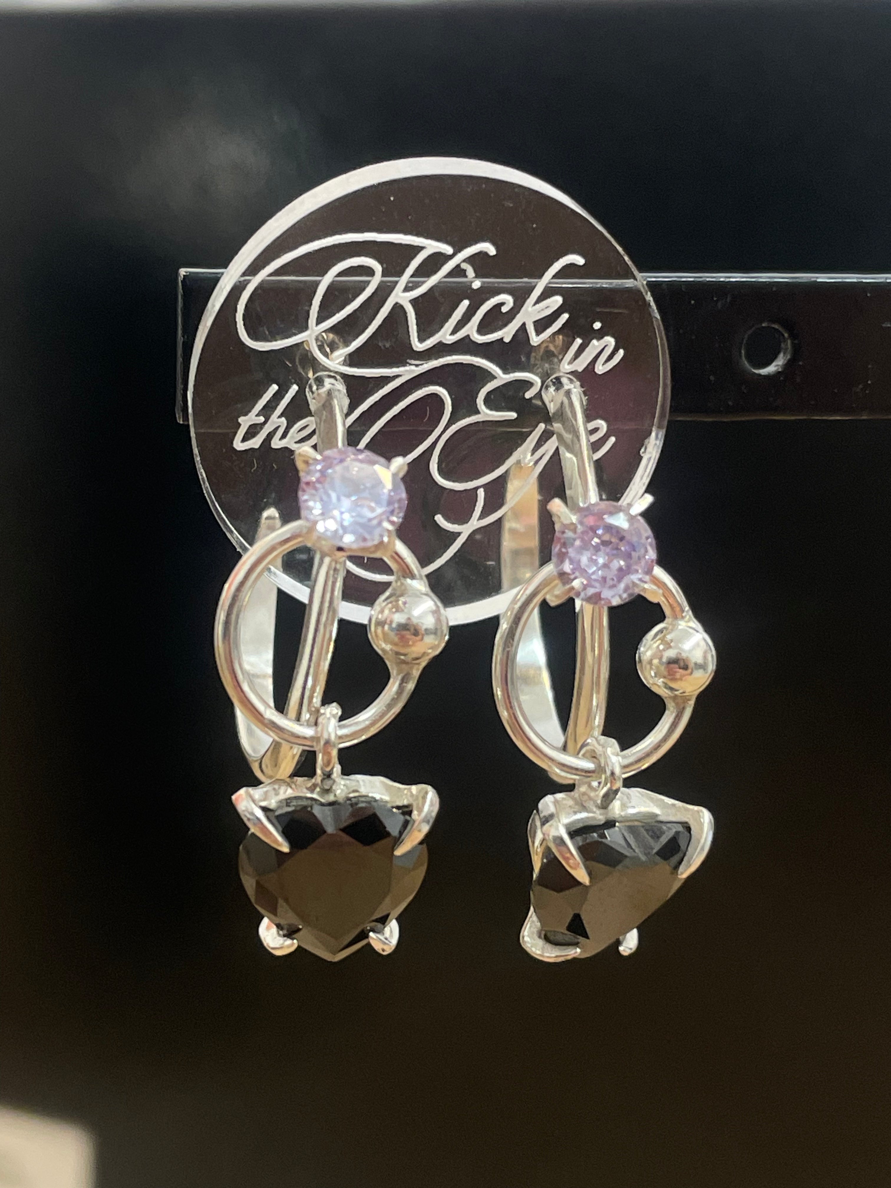 HOLLYWOOD HEARTS EARRINGS