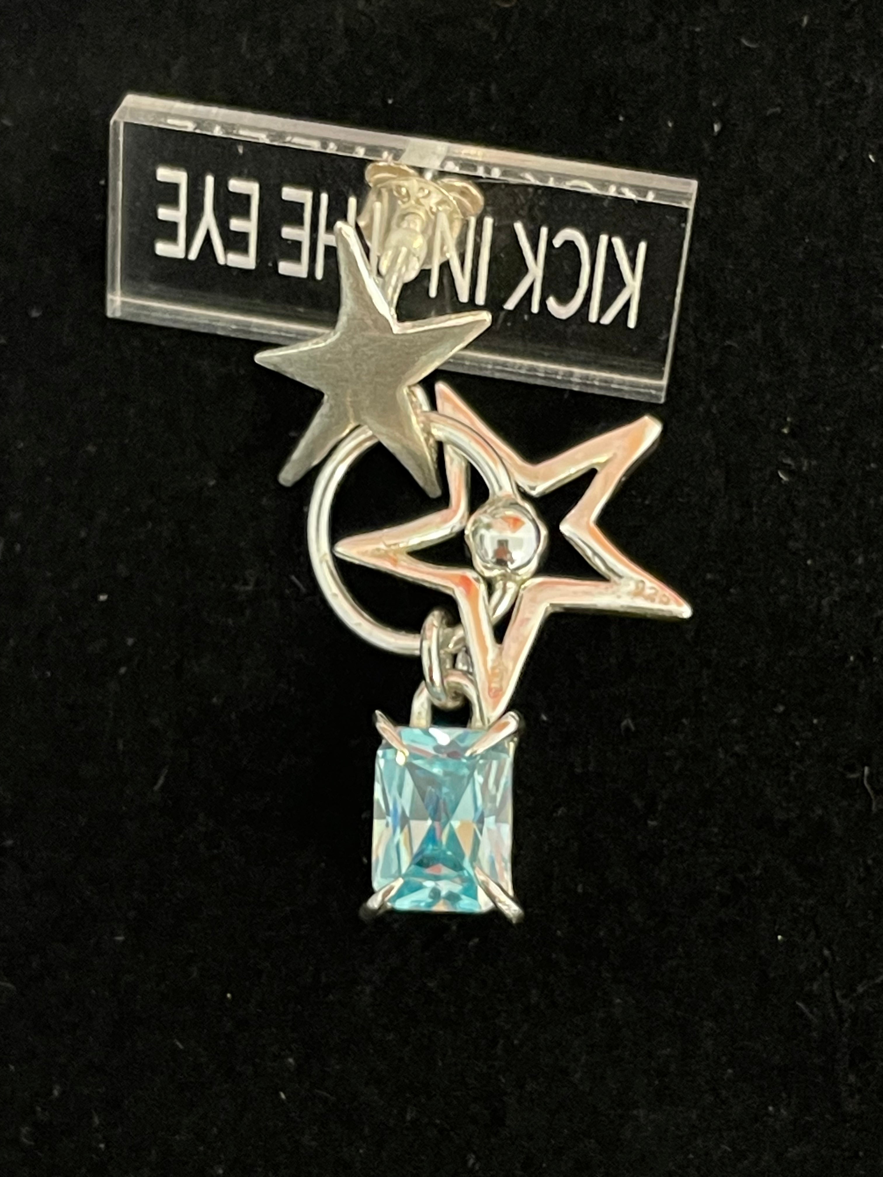 OBLIVION SINGLE EARRING BABY BLUE