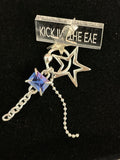 PARTY SINGLE EARRING NAVY