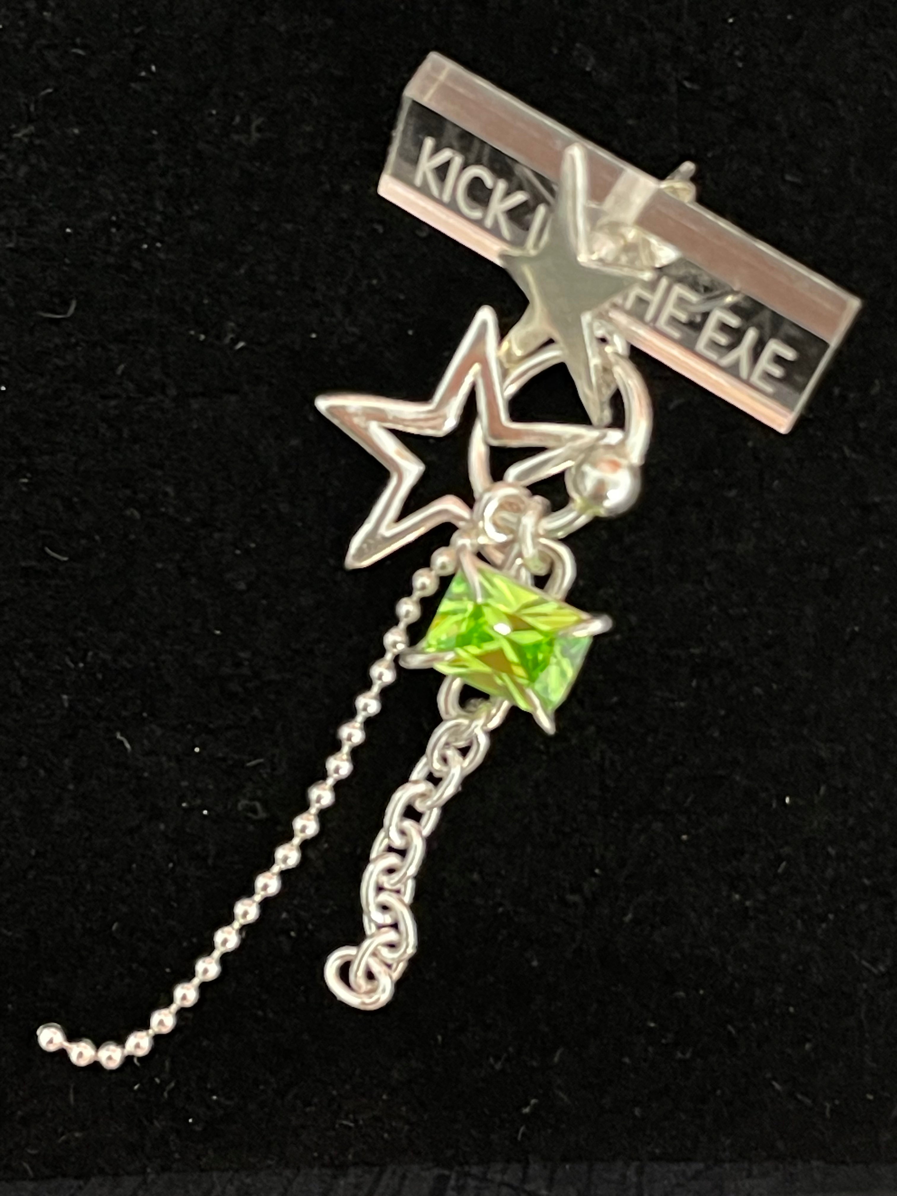 PARTY SINGLE EARRING LIME
