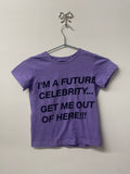 CELEBRITY TEE PURPLE