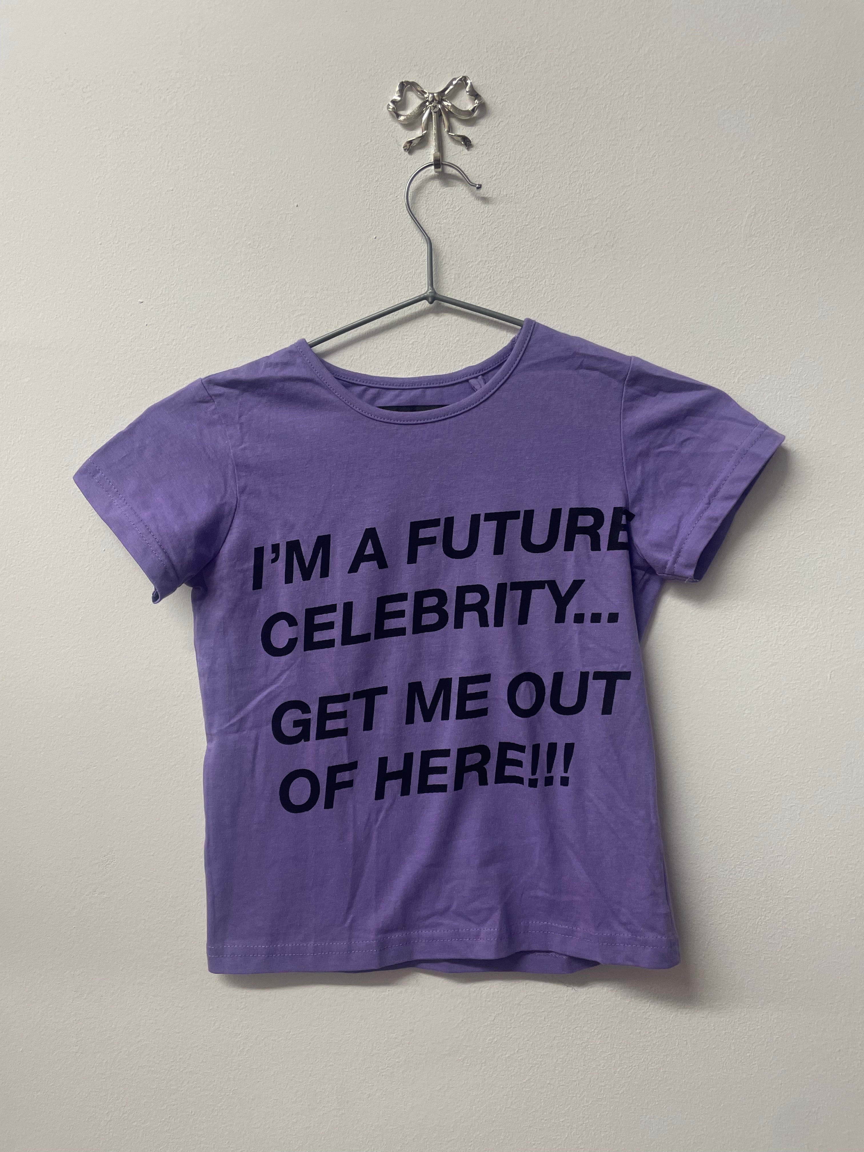 CELEBRITY TEE PURPLE