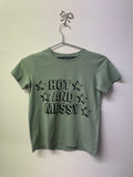 HOT AND MESSY GREEN TEE
