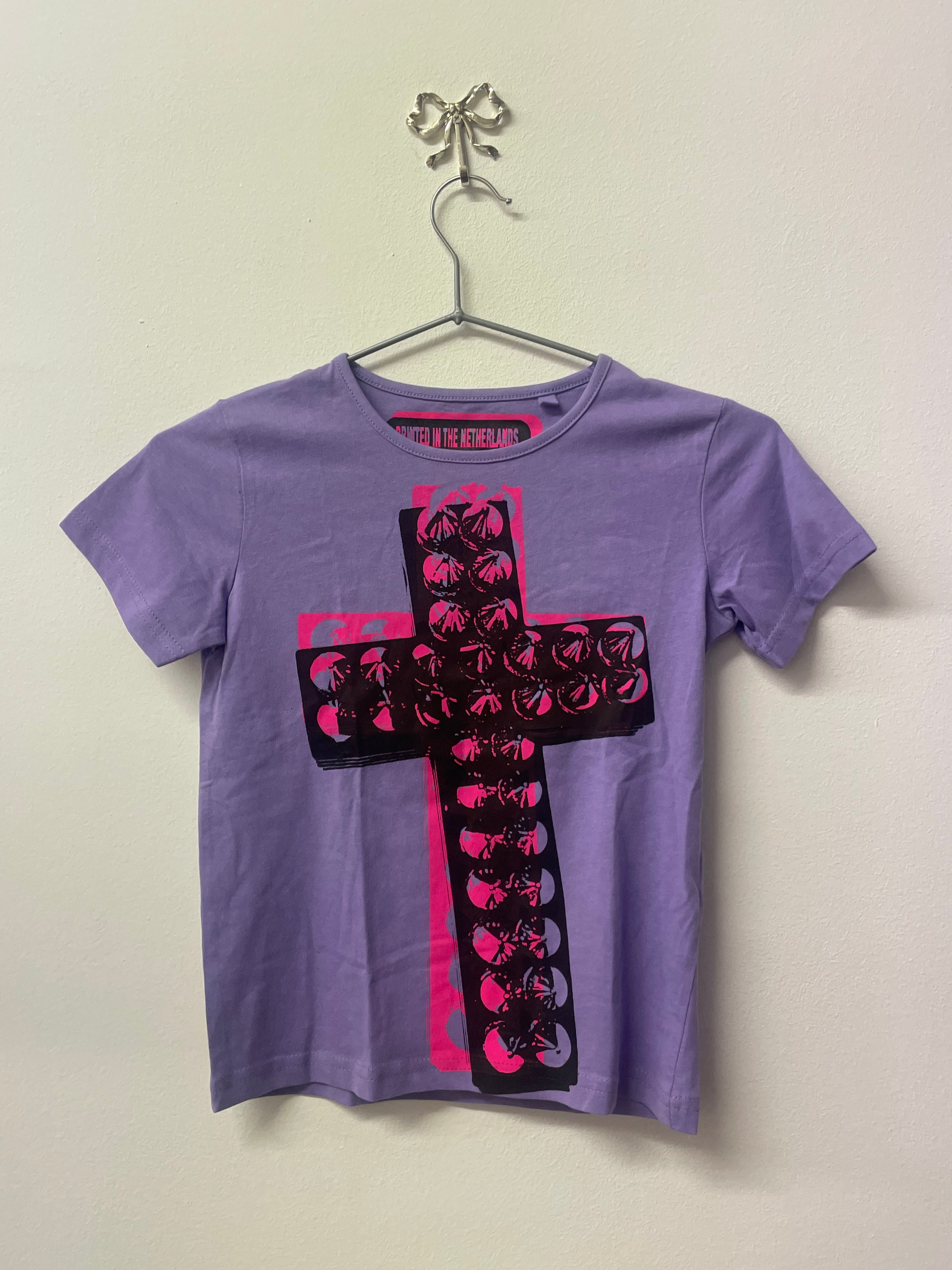 CROSS TEE PURPLE