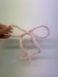 BOW CHARM LIGHT PINK