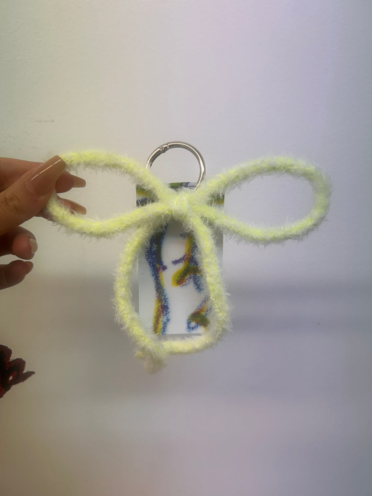 BOW CHARM YELLOW
