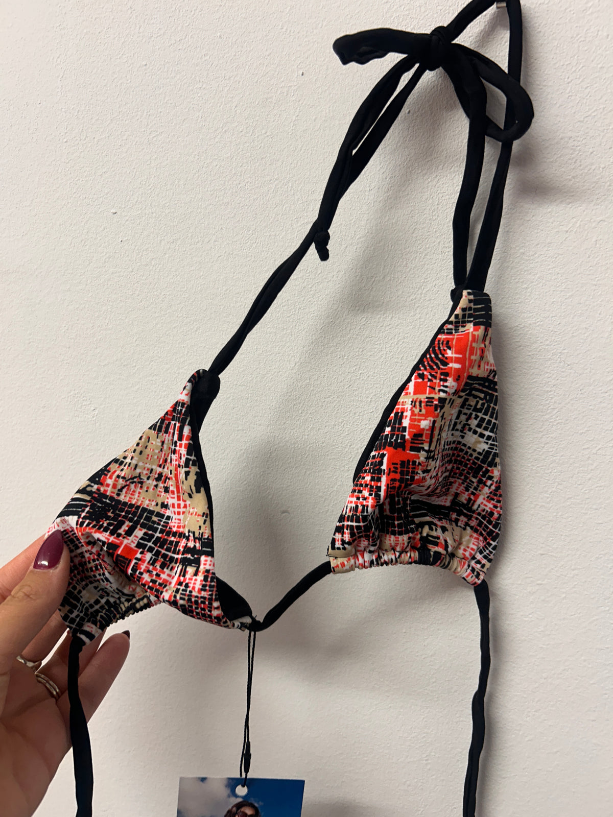 GRIDLOCK BIKINI TOP