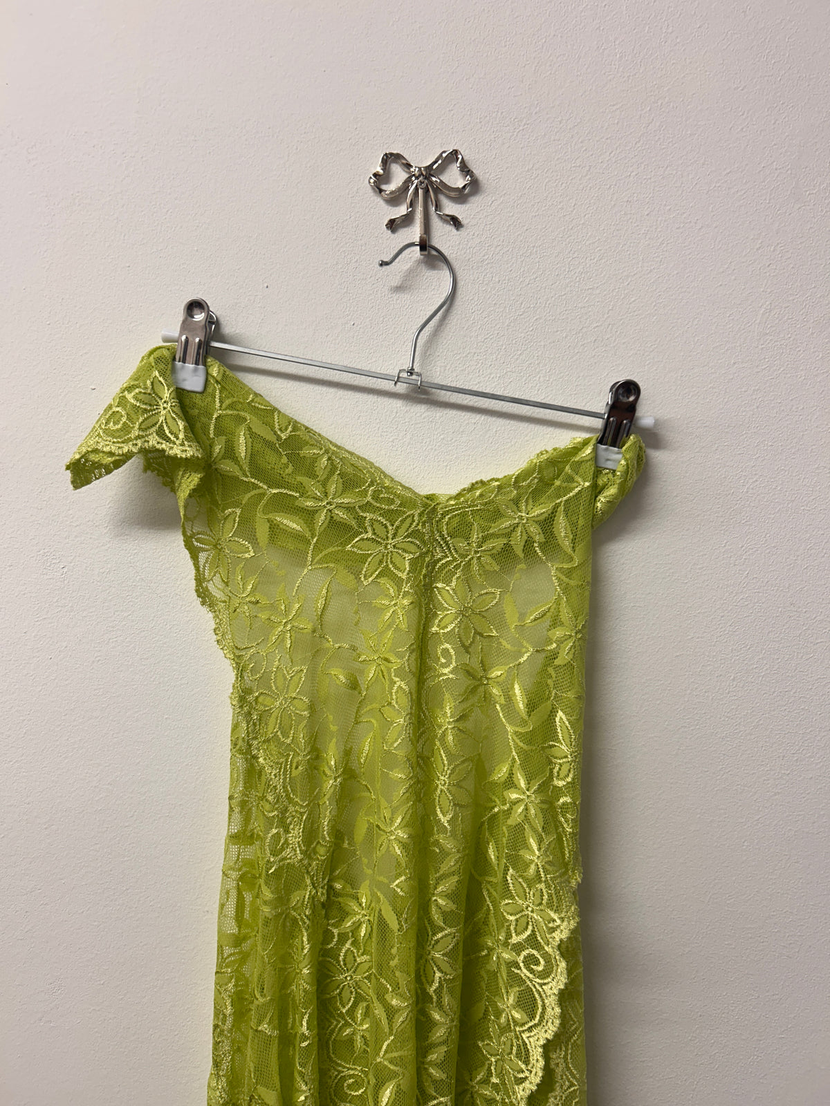 LACE DRESS GREEN