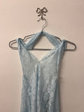SHORT LACE DRESS BLUE