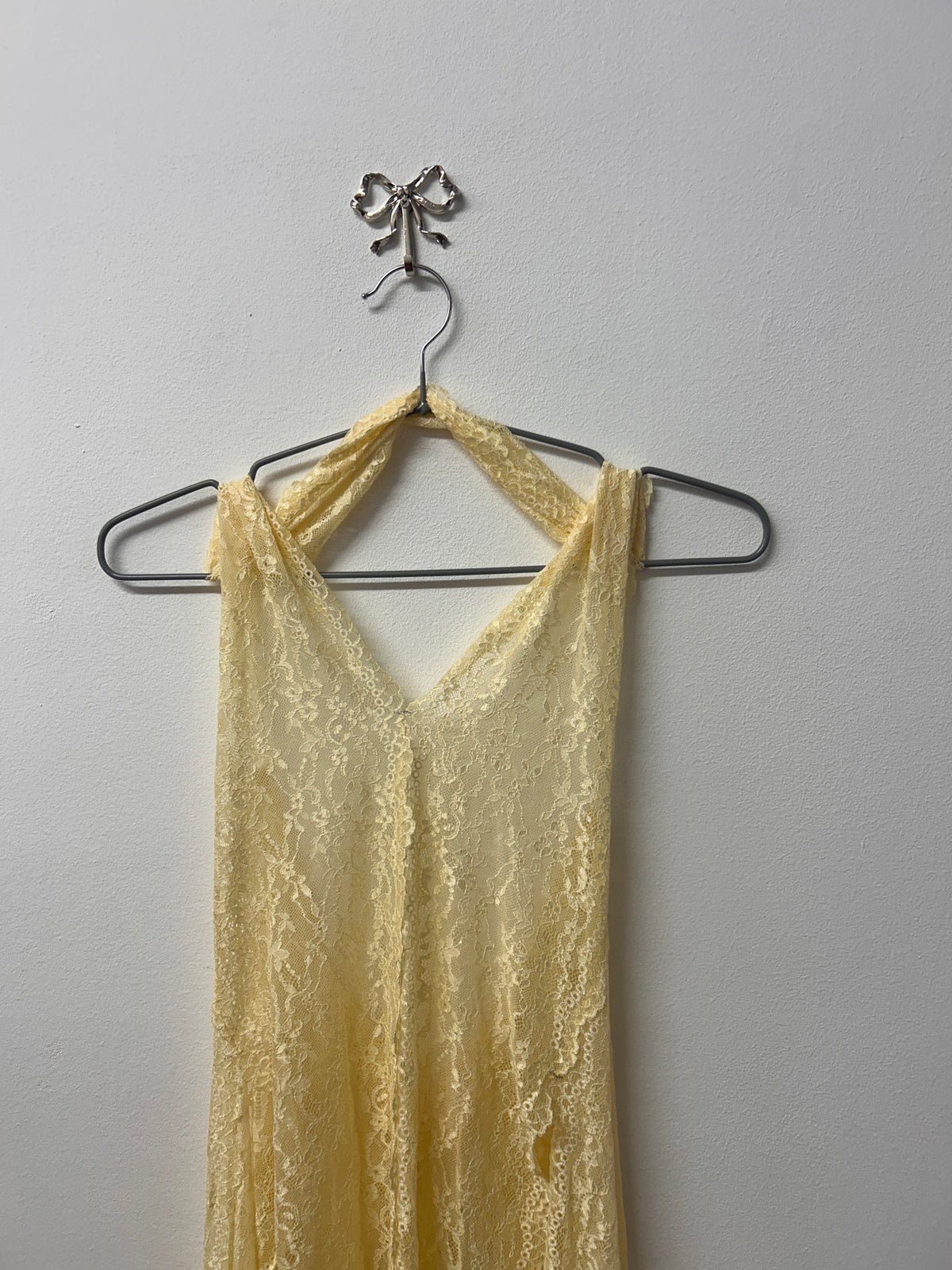 LACE DRESS YELLOW