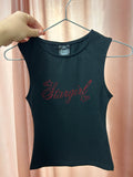 STARGIRL VEST BLACK