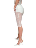 LACE capri leggings mini shorts