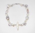Pearl cross necklace