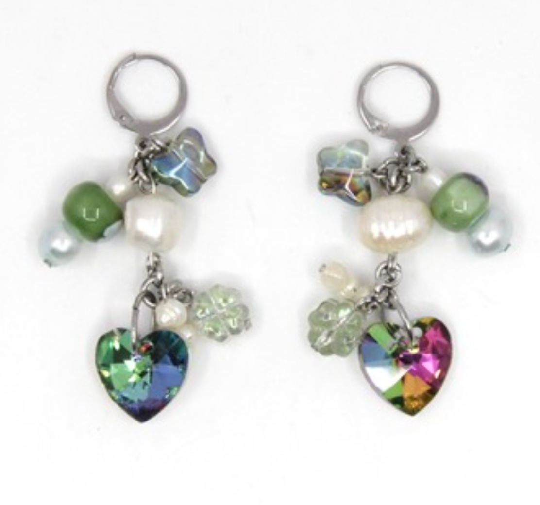 Cluster earrings