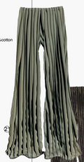 FLARED PANTS - GREEN