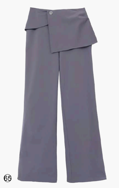 SKIRT PANTS - GRAY