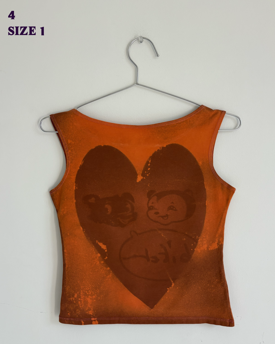 Orange tee